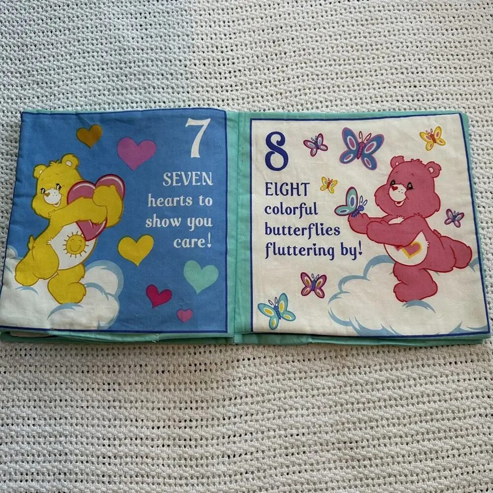 Vintage Handmade Care Bear Counting Book